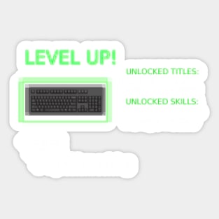 Developer LEVEL UP! Sticker